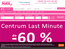 Tablet Screenshot of 24lastminute.pl
